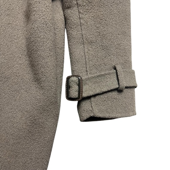 A / C Wool Blend Overcoat Brown Lux Teddy Women’s Size Medium - Picture 4 of 6